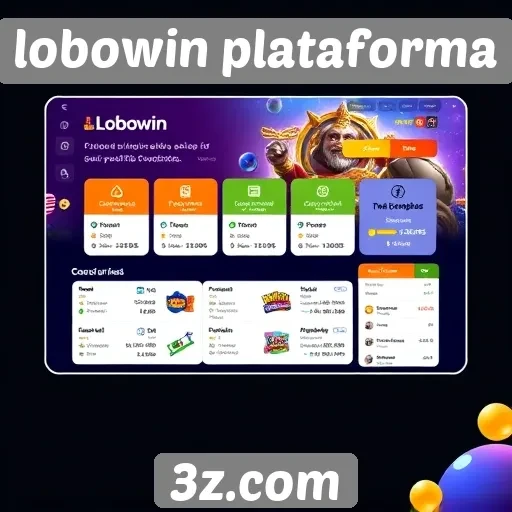Novidades na interface do site Lobowin plataforma